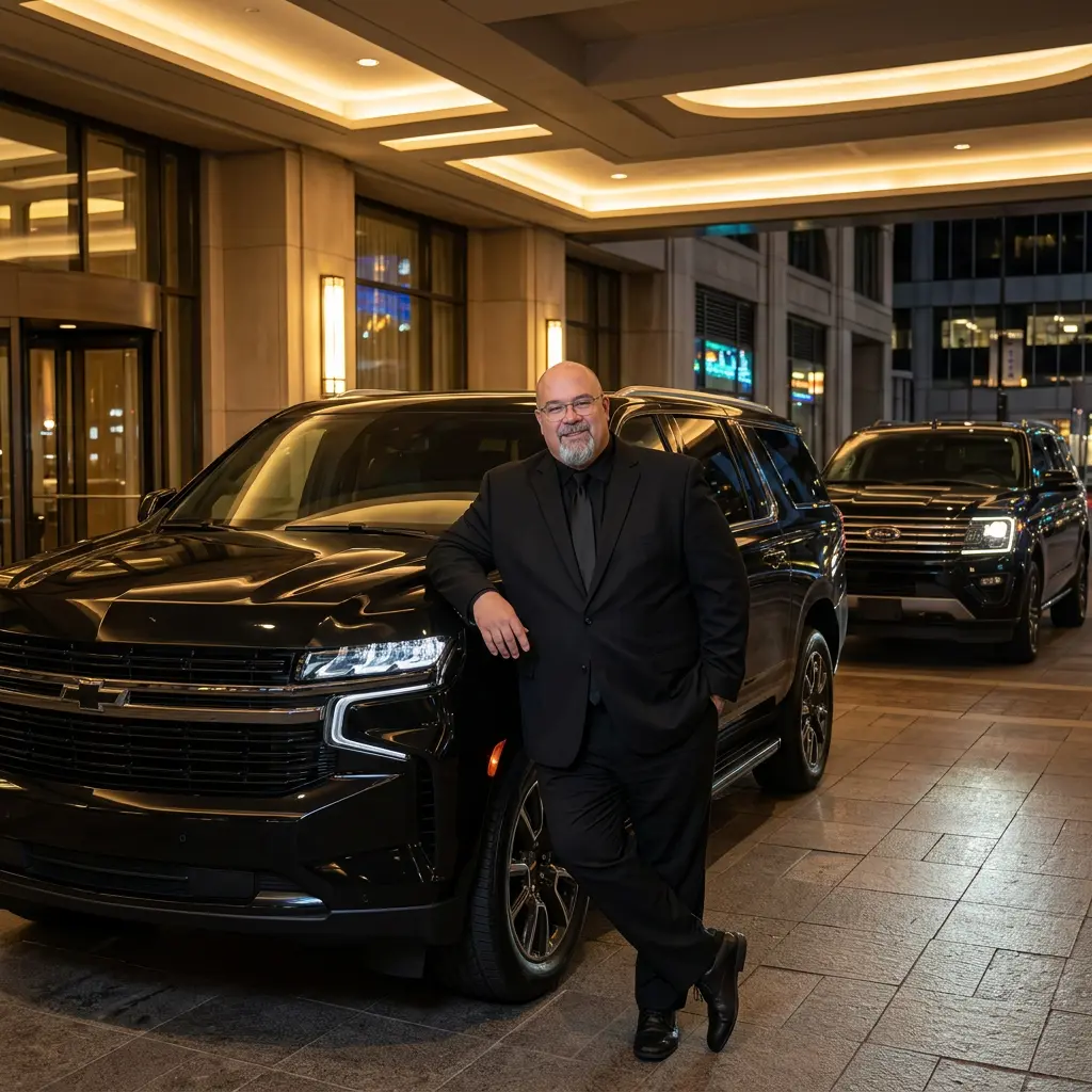 Private luxury SUV transportation in Cleveland or Akron Ohio, JVS-Services