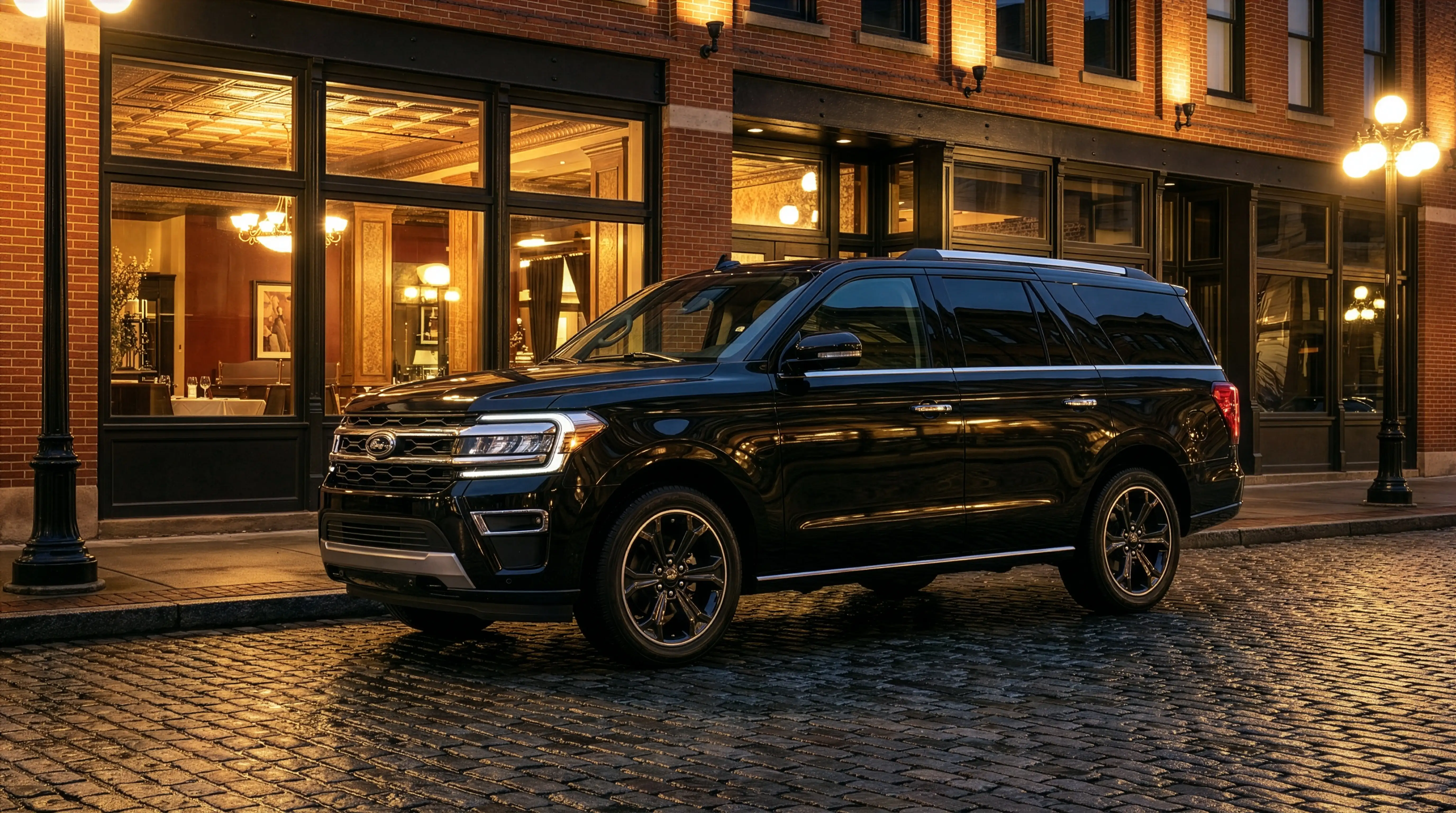 Black SUV chauffeur service cleveland ohio JVS Services